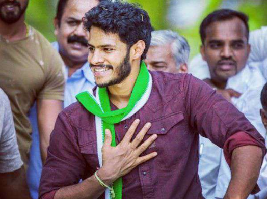 Nikhil standing in mandya