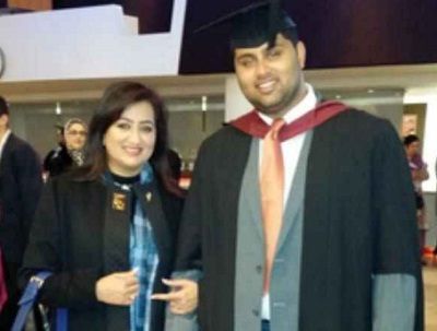 Abhishek-Gowda on his Graduation Day