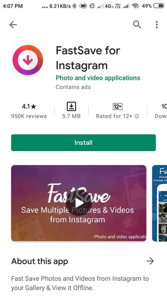 Reels video downloads